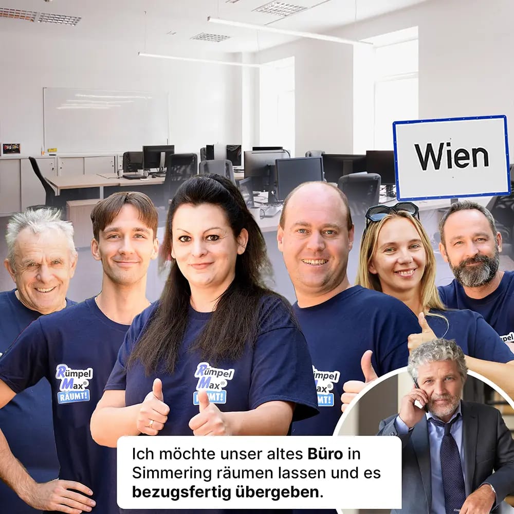 Team von Rümpel Max bei der Entrümpelung